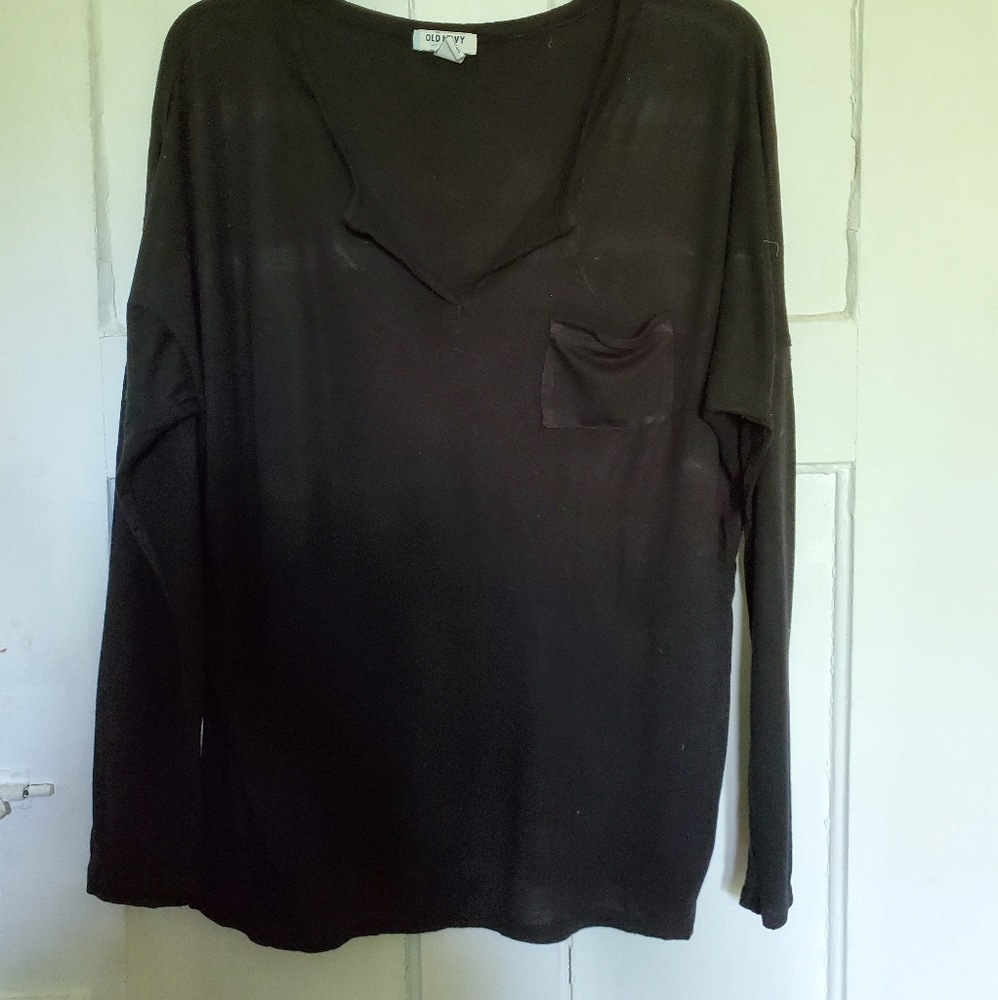 Black long sleeve shirt